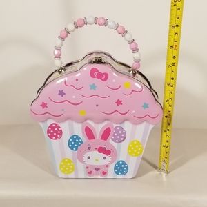 Hello Kitty Easter Purse Tin Metal Container NWT 2019 Sanrio